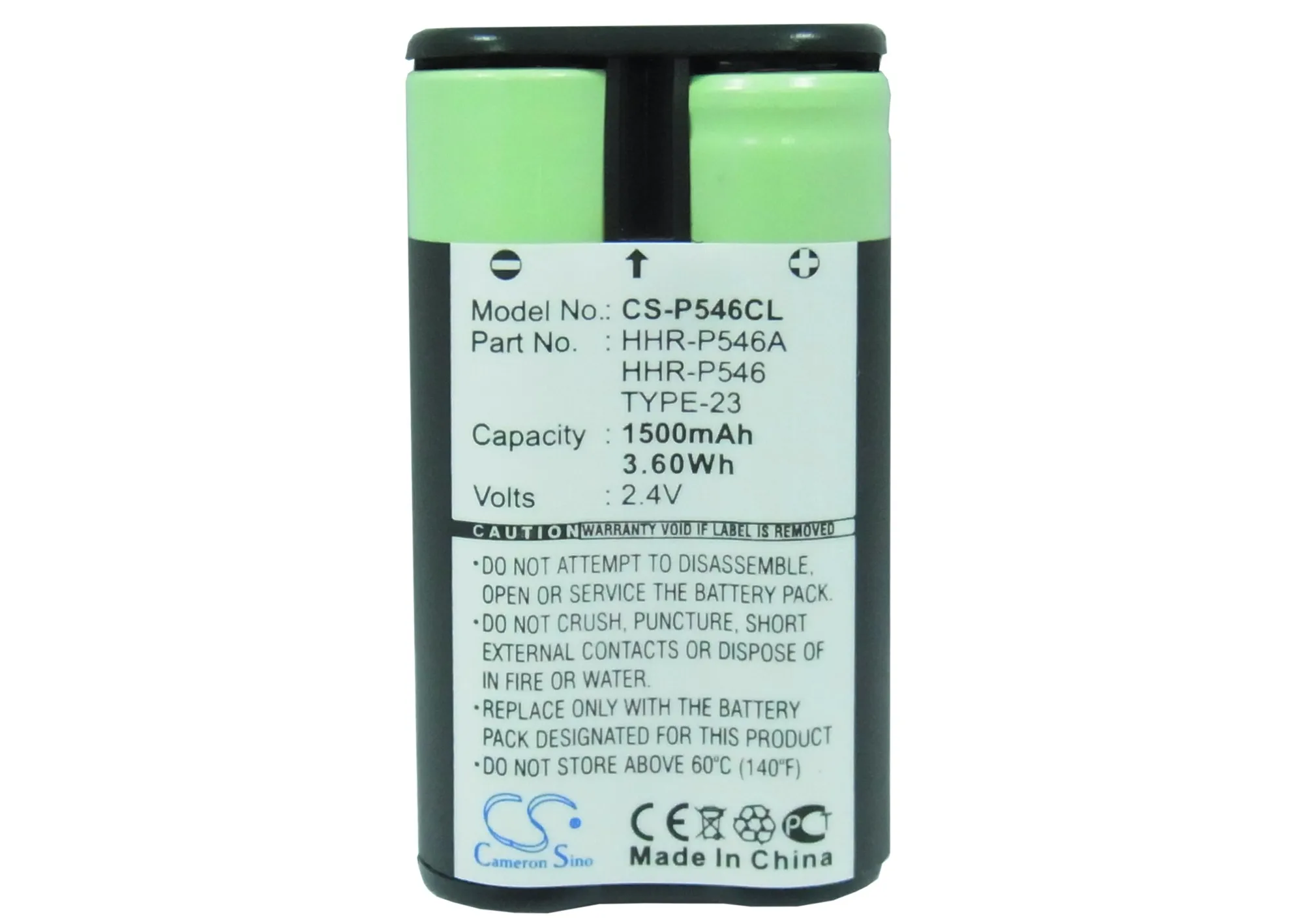 Ni-MH Cordless Phone Battery for AT&T,Radio Shack,AVAYA,Panasonic,Sanyo,V TECH,Recoton,Motorola,GE,QWEST,Bell South,2.4v,1500mAh