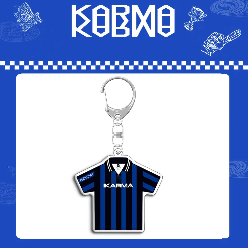 KPOP المعبود الضالة كارما ألبوم ميرش المفاتيح للنساء الرجال حفل Kawaii الاكريليك حلقة رئيسية حامل الهدايا حقيبة السيارة إكسسوارات جذابة #6