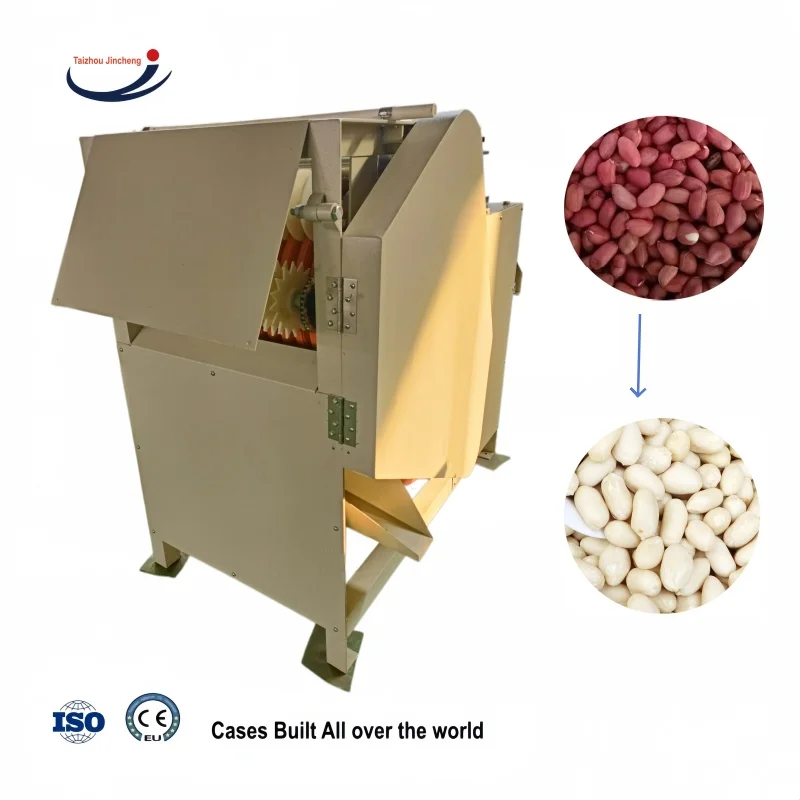 150-200kg Per Hour High Peeling Rate Rubber Rings Pistachio Almond Skin Peeler Removing Machine view 5