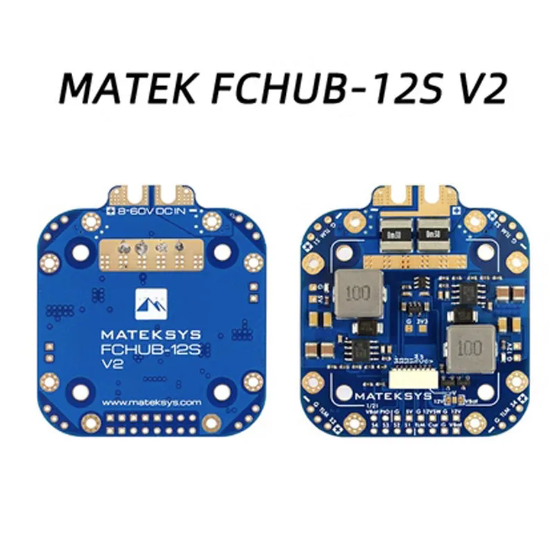 

Плата распределения питания FPV MATEK Mateksys FCHUB-12S 5V 12V 440A для кроссоверных дронов