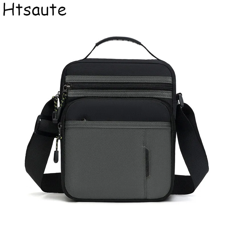 

Men's Traveling Shoulder Bag Fashion Casual Patchwork Handbag High Quality Oxford Cloth Waterproof Multifunctional Crossbody Bag