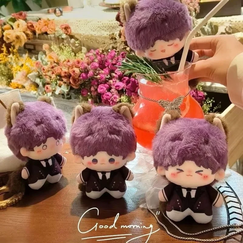 10cm 러브앤딥스페이스 게임 라파엘 코스프레 고양이 귀 꼬리 애니메이션 ACG 굿즈 피규어 치 유/친 체 봉제인형 여자친구 선물 인형