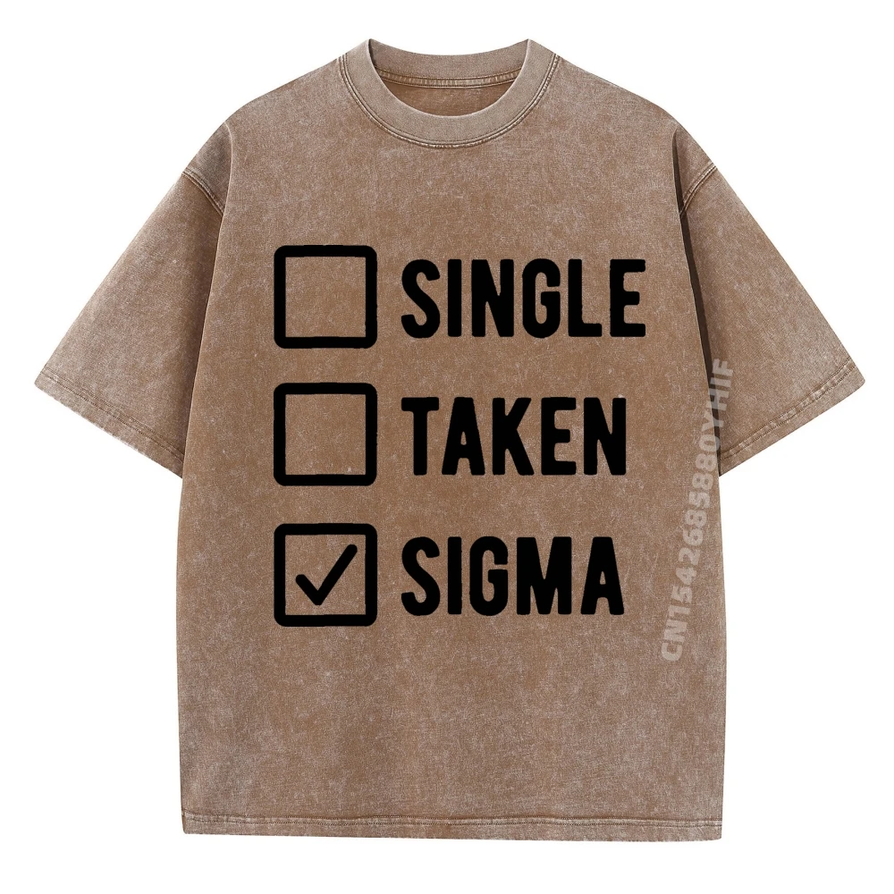 

Geek Relationship Status Men Ironic Pun Tees Retro Washed T Shirts Man Graphic Shirt Classic Printed Tops