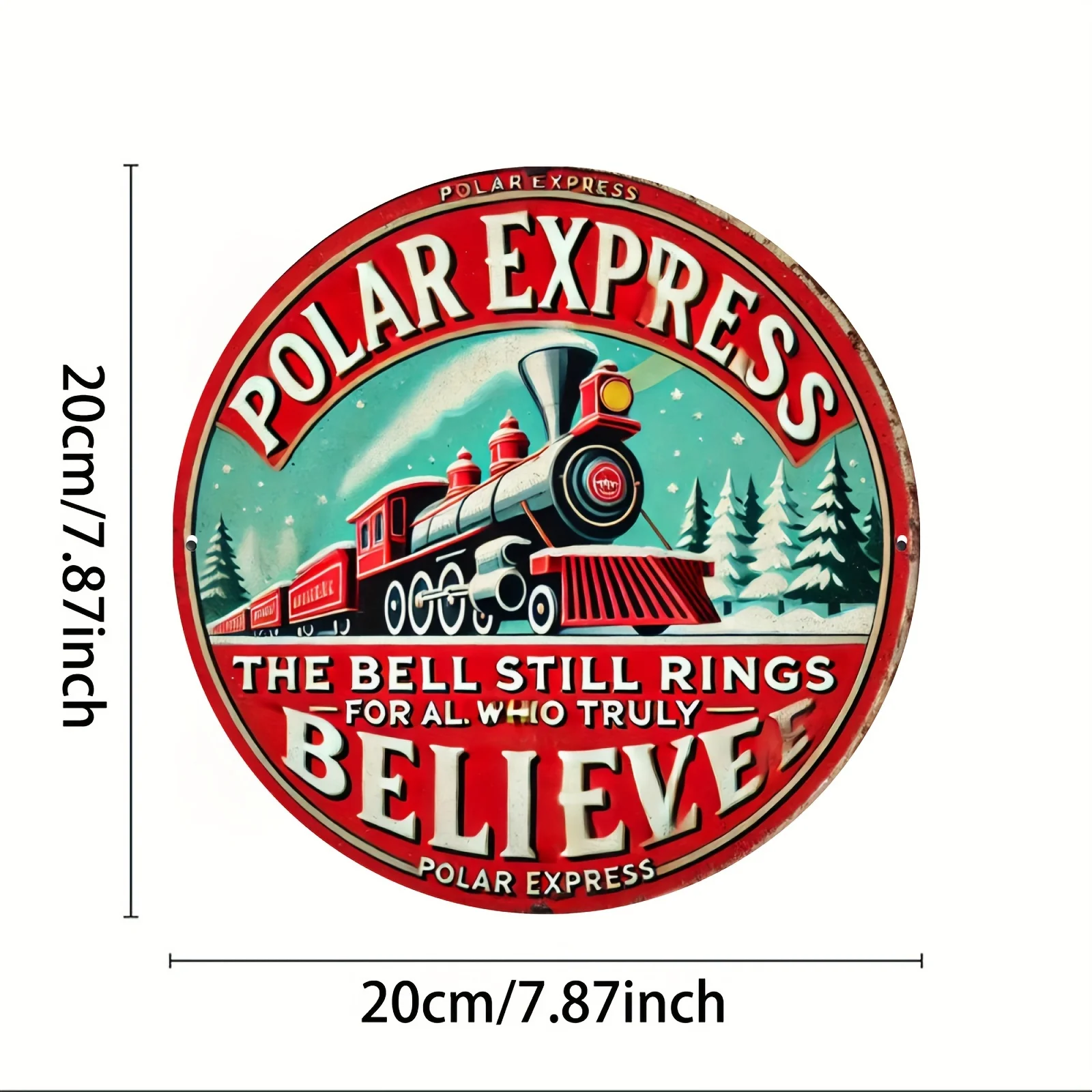 Vintage Polar Express Sign Ret - Home Cinema Quarto avaliação e preço