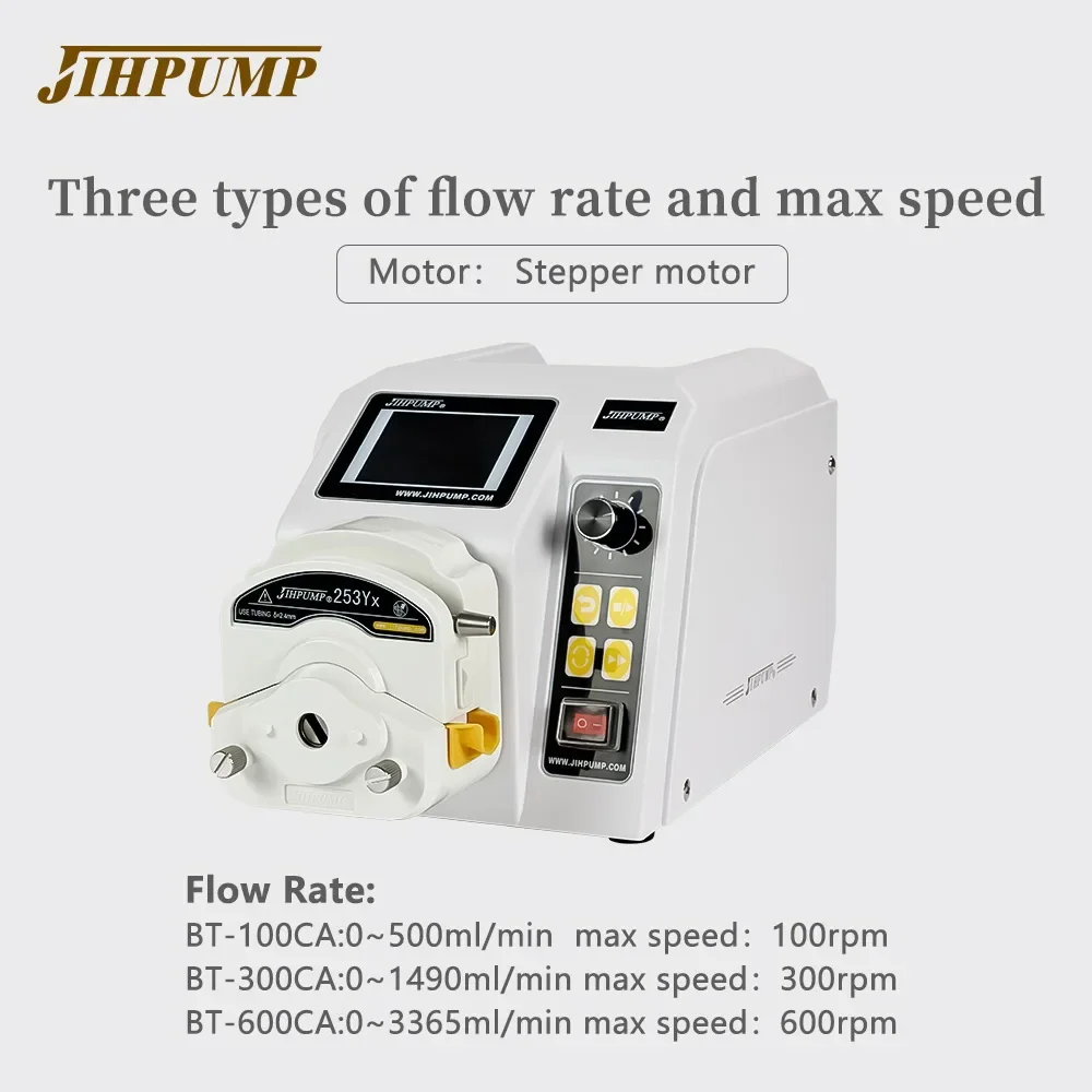 Peristaltic Pump High Precision Soap Dispenser Pump with LCD Display BT-CA Series Complete Pump  System Stepper Motor