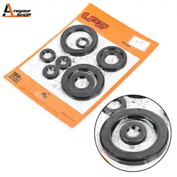 Areyourshop for Honda CRF450X CRF 450X 2005-2009 2006 2007 2008 2012-2017 Engine Oil Seal Kit Set 9pcs Seals