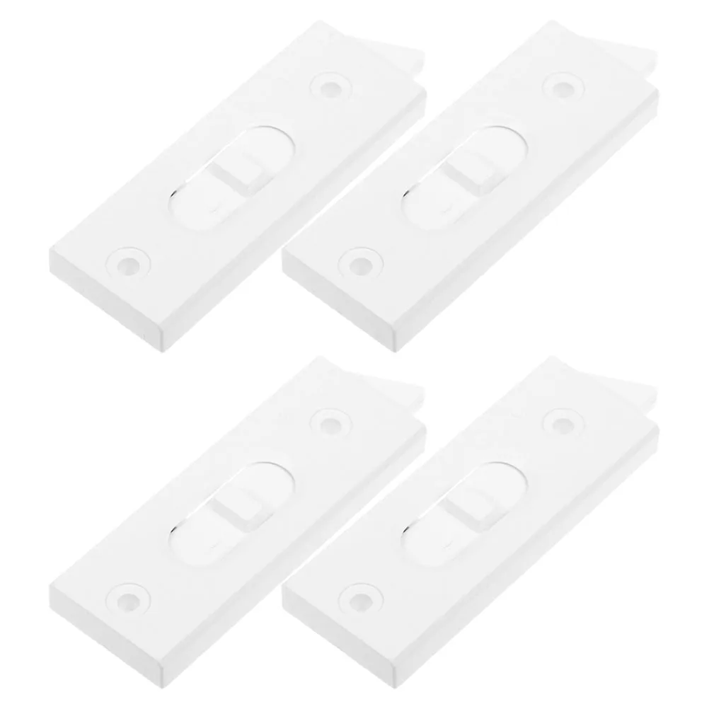 

2 Pair Sliding Window Latches Hardware Replacement Security Accessories Old Windows Child Safety Restrictor White