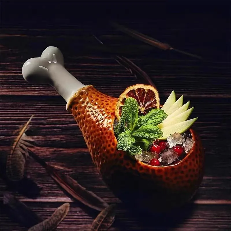 

365ml Hawaii Tiki Mugs Cocktail Cup Beer Beverage Mug Wine Mug Ceramic Tiki Mugs Bar Tool