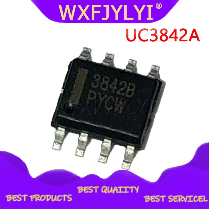 10pcs/lot UC3842A UC3842 3842B UC3842B 3842 SOP-8 The new quality is very good work 100% of the IC chip