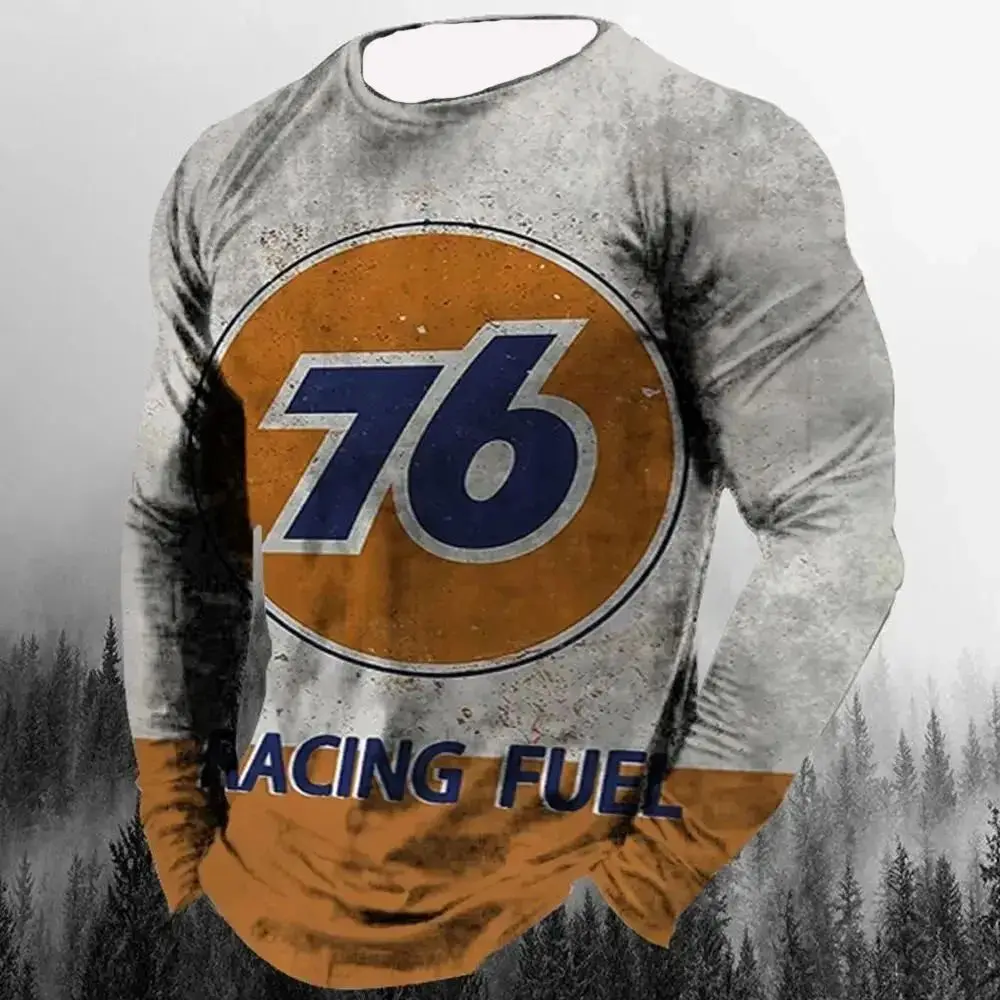 LANGÄRMELIGES T-SHIRT FÜR HERREN MOUNTAINBIKE MOTOCROSS RADJERSEY MOUNTAIN BIKE CAMPING OUTDOOR FISHING TOP LOSE