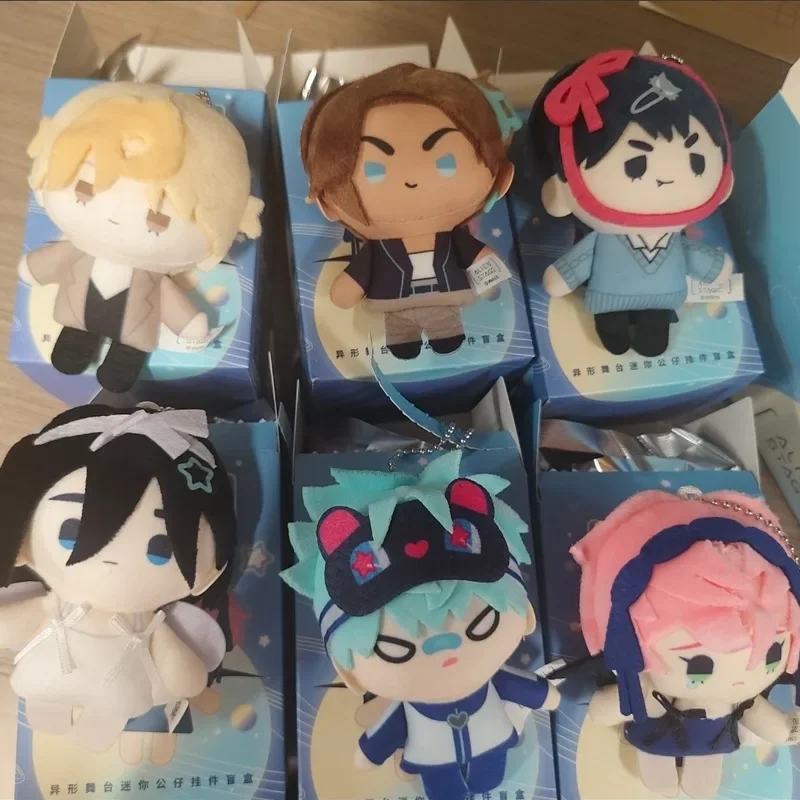 6Pcs/Set Kawaii Alien Stage Plush Anime Cartoon Doll Mizi Sua Till Ivan Hyuna Luka Bag Pendant Toy Valentine's Day Gift