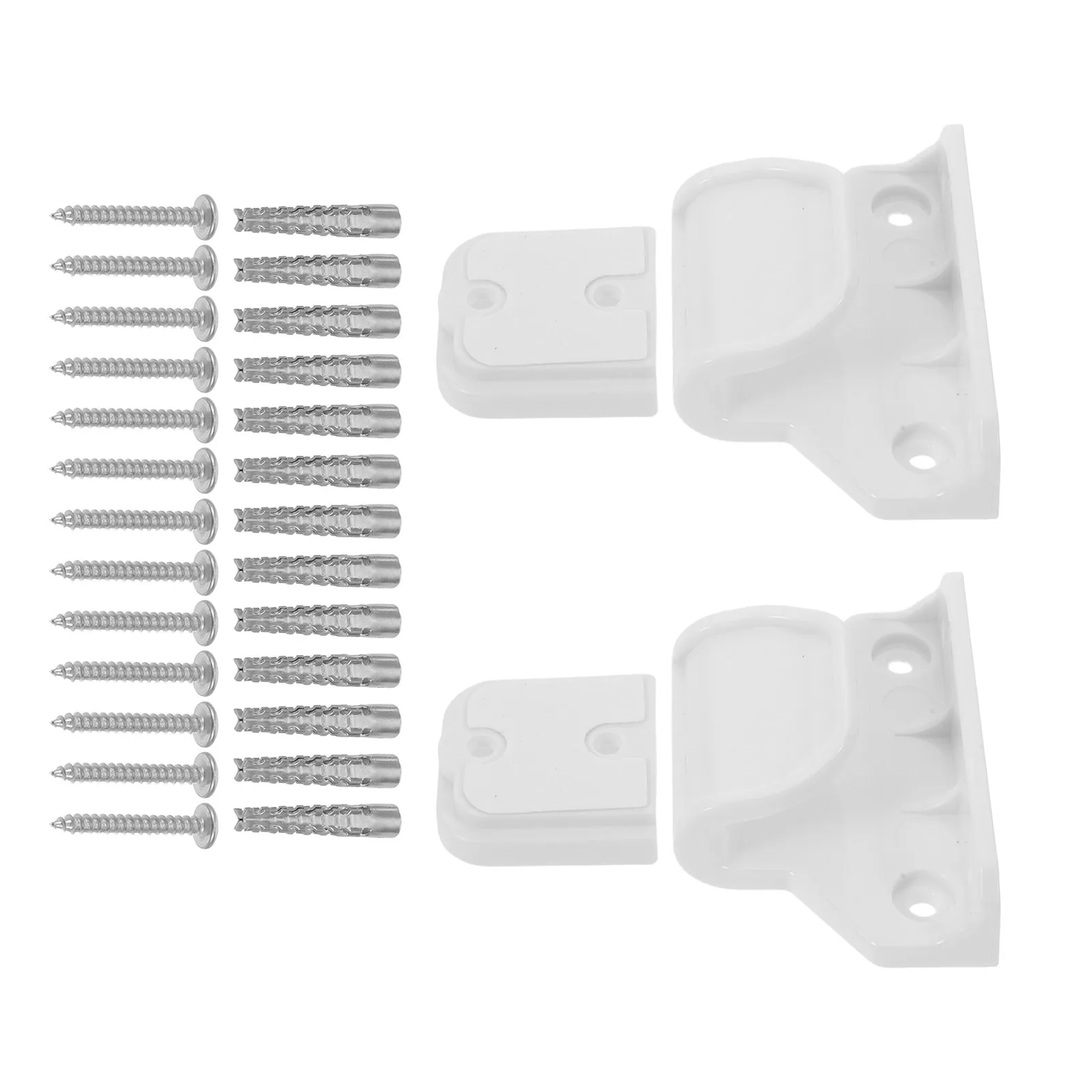 1Set Baby Gate Parts Toddler Gates for Stairs DIY Playpen Connectors Replacement Plastic Stabilizer Base Safety Gate Connector