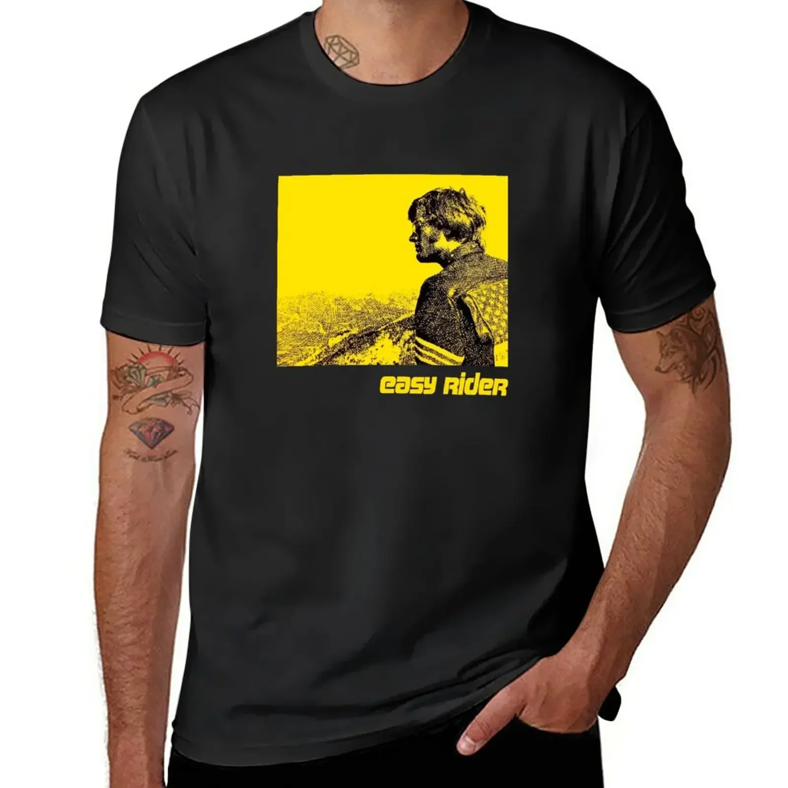 Easy Rider # Fonda T-Shirt vintage clothes anime figures mens designer clothes