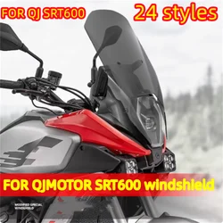 For QJMOTOR QJ24 25 styles SRT600 SRT 600 front windshield modification with windshield and high transparent baffle accessories