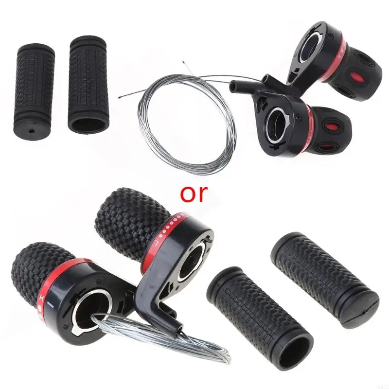 

Q84C 1 Pair Derailleur Grips Bicycle Lever Transmission Twist Grip Speed Change MTB B