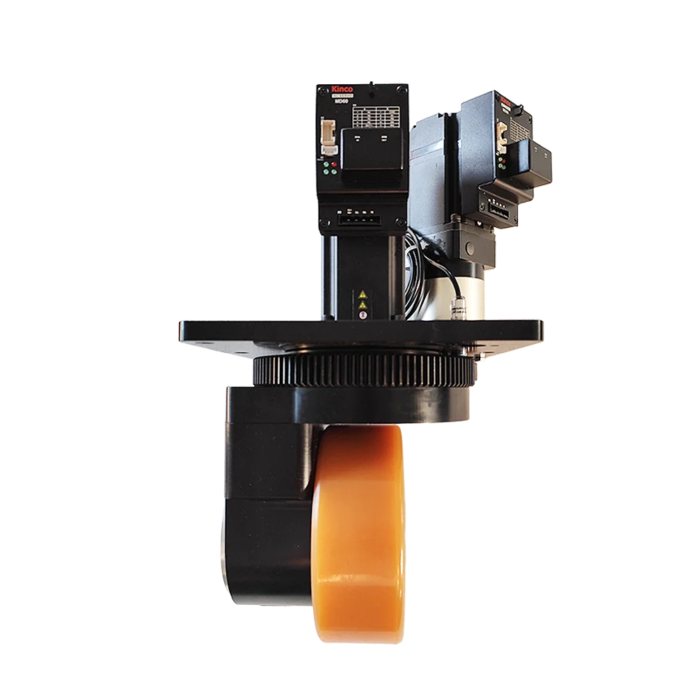 التحكم في محرك سيرفو 300 كجم عجلة روبوت AGV مع وظيفة التوجيه لرافعة شوكية روبوت Agv الذكية #4