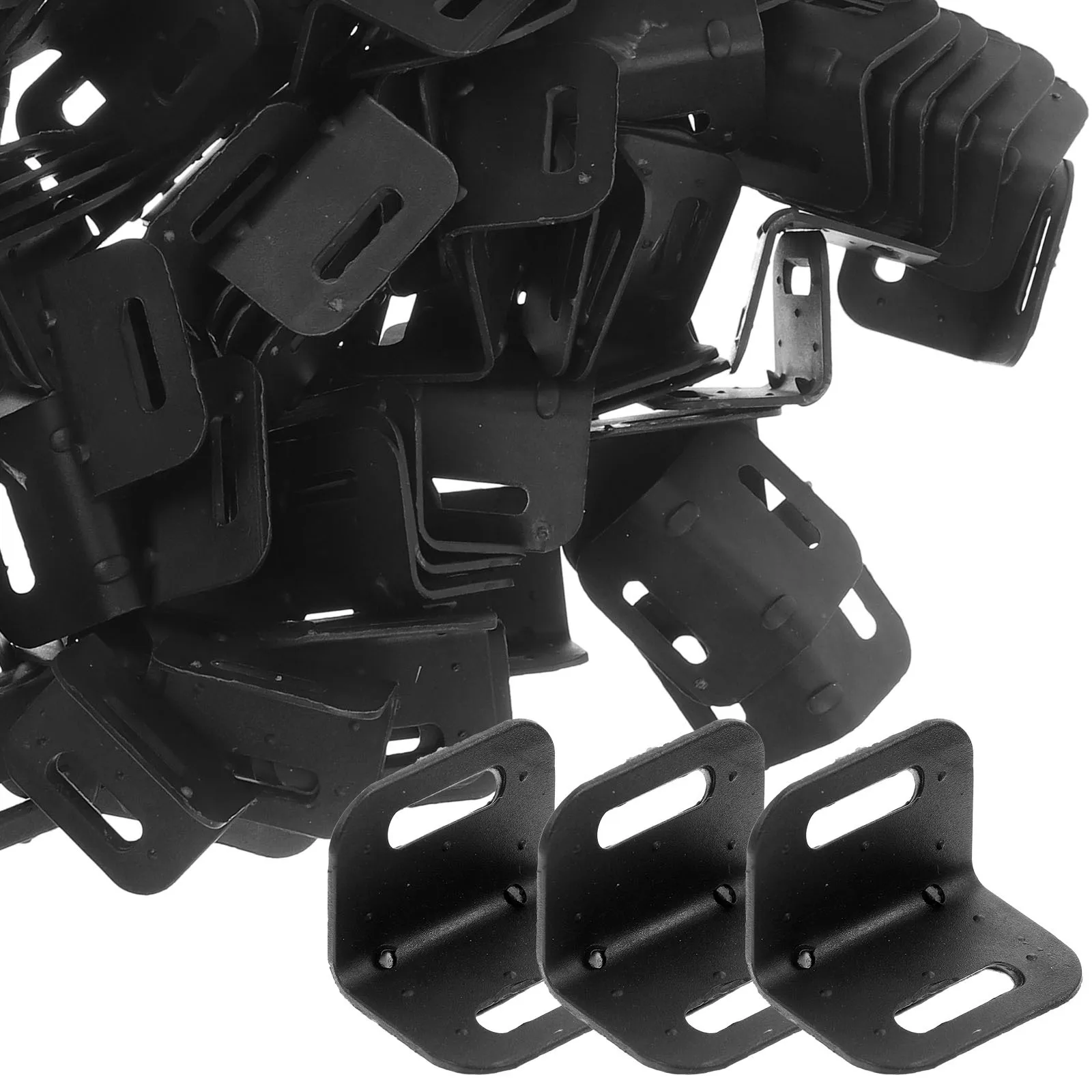 100 قطعة 20 مللي متر حافة بلاستيكية سوداء حامي لصندوق من الورق المقوى تغليف البليت شحن ركن حامي زاوية بلاستيكية