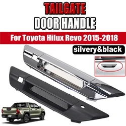 For Toyota Hilux Revo 2015 2016 2017 2018 2019 2020 2021 All Chrome Tailgate Handle Back Door Handle Trunk Handle