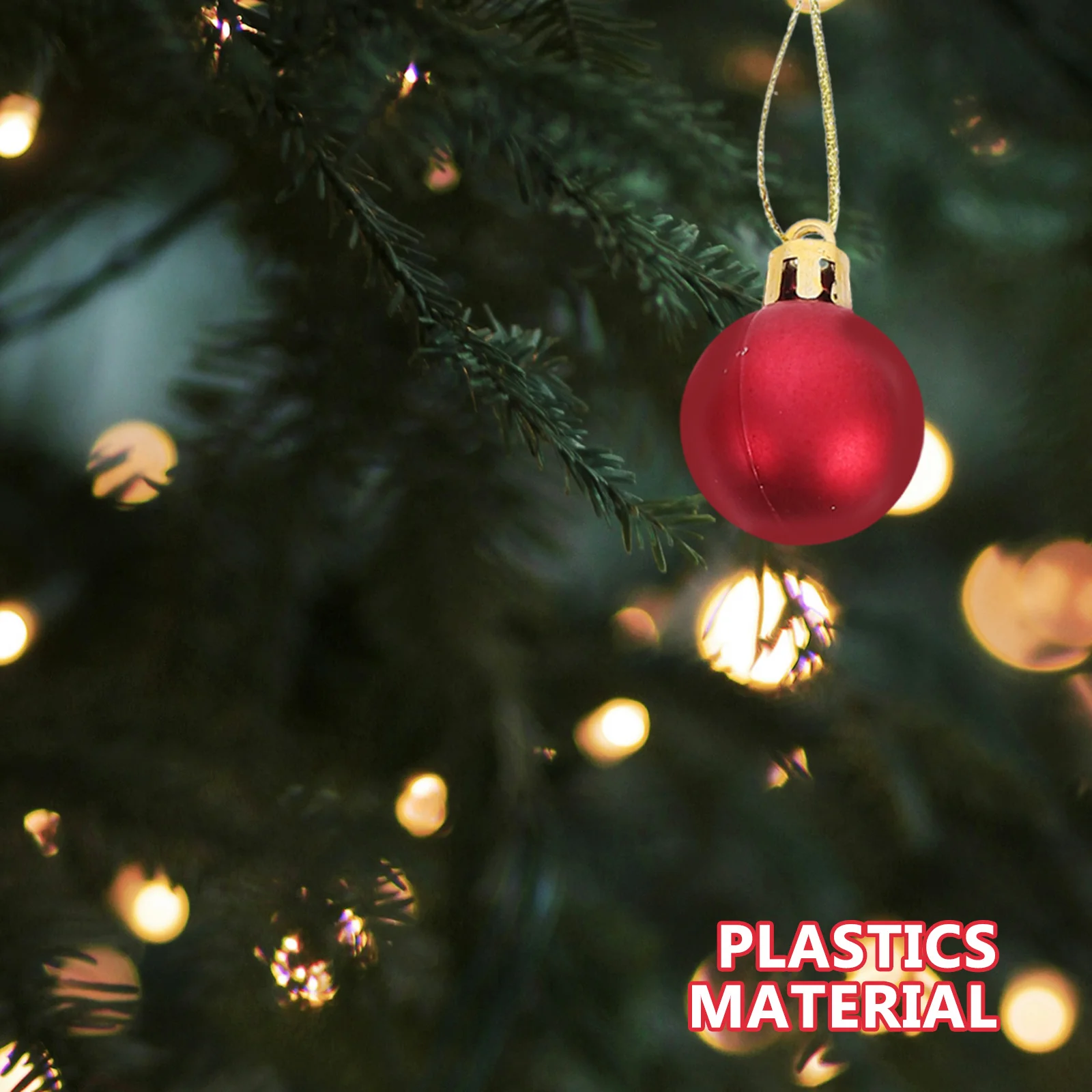 

35 Pcs Wall Hanging Decor Decoration Ornaments Party Holiday Balls Tree Decorations