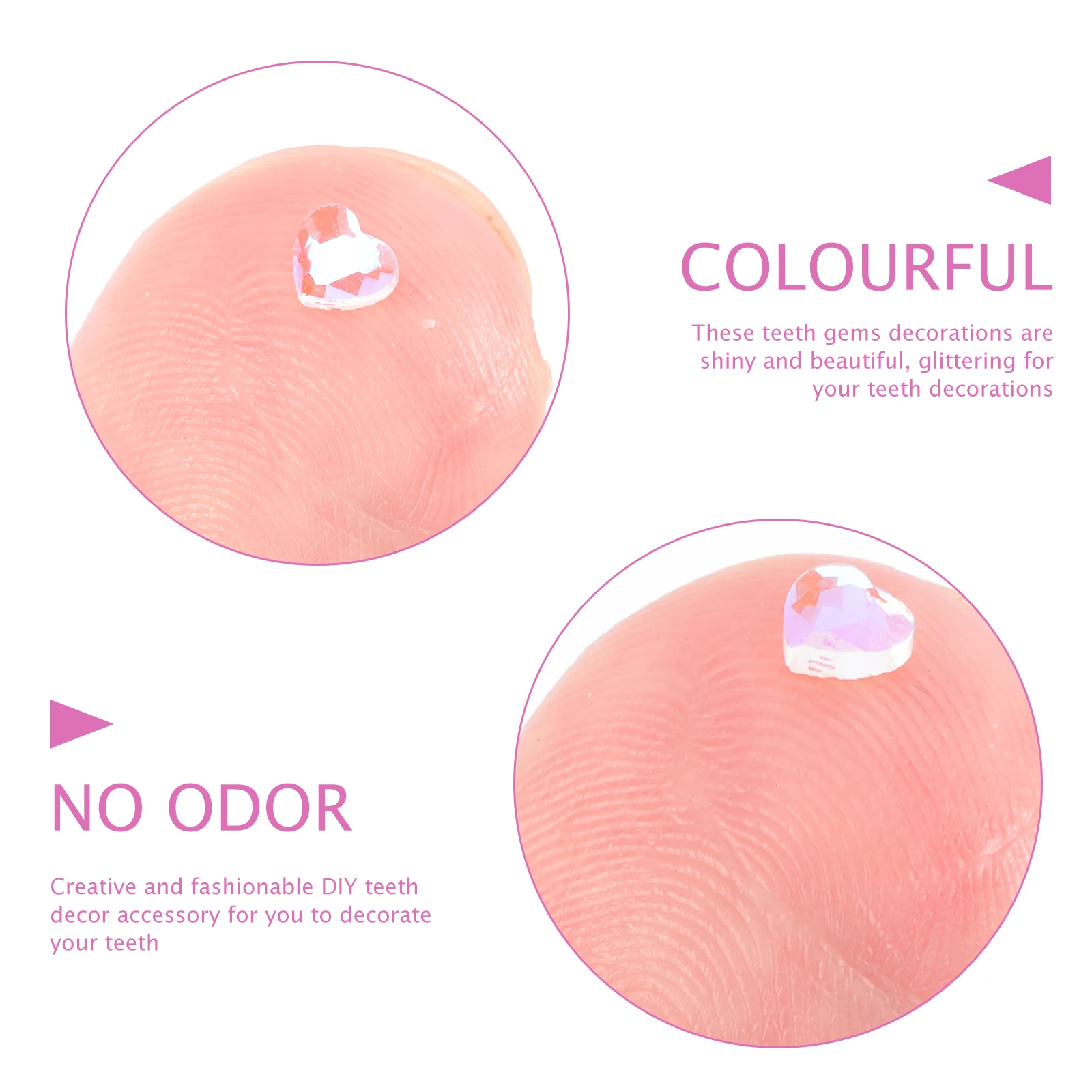 10 قطعة على شكل قلب كريستال الأسنان الأحجار الكريمة سباركلي الأسنان مجوهرات ديكور لحقيقي وهمية الأسنان استخدام حفل زفاف حفلة موسيقية ملهى ليلي بار #2