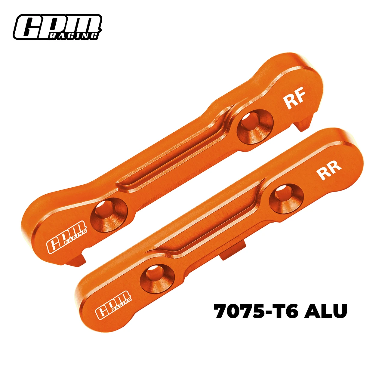 GPM LOSI 8IGHT-X Lasernut 8XE 8XTE LOS04020.LOS04020 Fo 7075 Soporte de suspensión inferior trasera de aleación