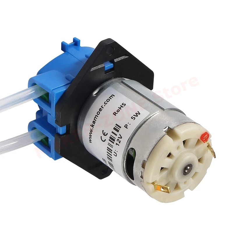 2pcs 12V DC Dosing Pump Peristaltic Dosing Head with Connector For Arduino Aquarium Lab Analytic DIY