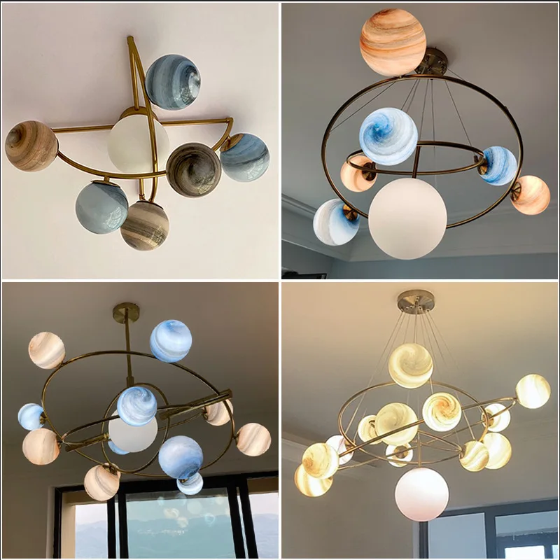 Quarto infantil menino quarto luz de teto criativo sala de estar espaço