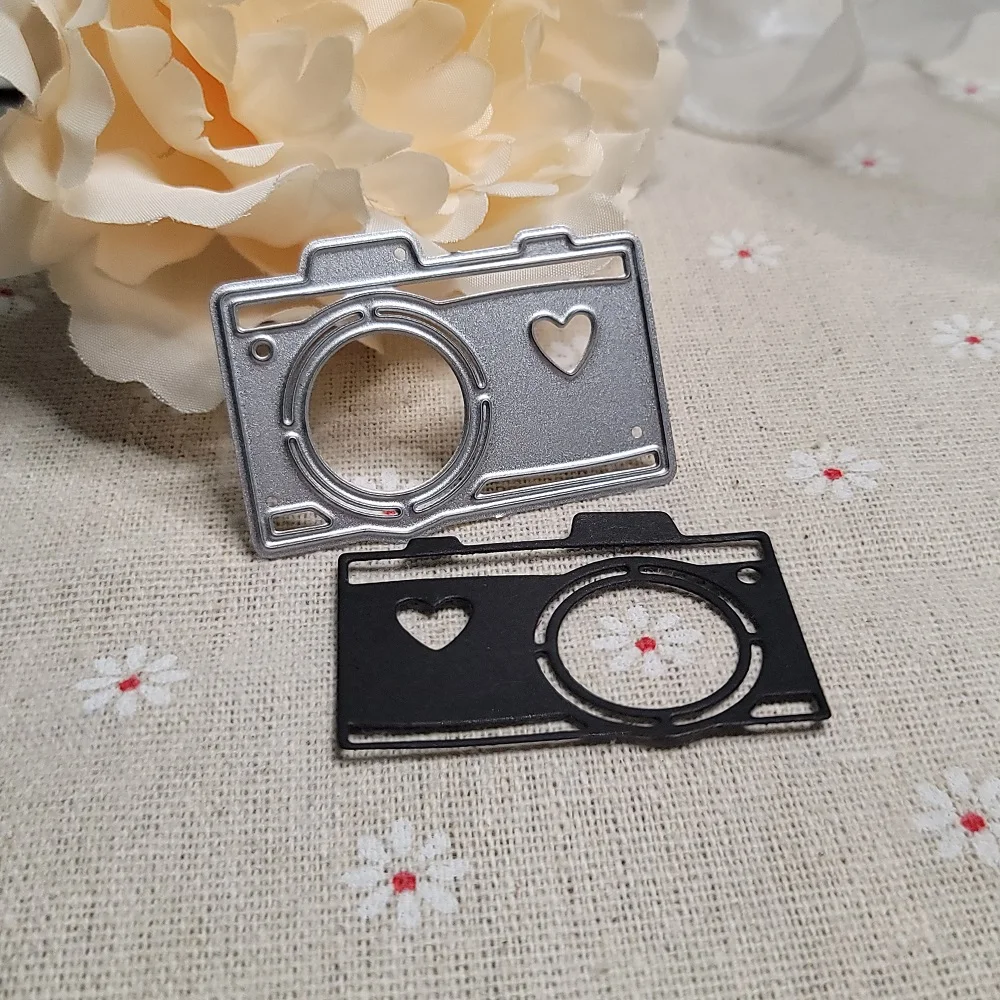 Small Camera Metal Cutting Dies for Scrapbooking DIY Manual Album Production Tool Camera Die Cuts 2023 New