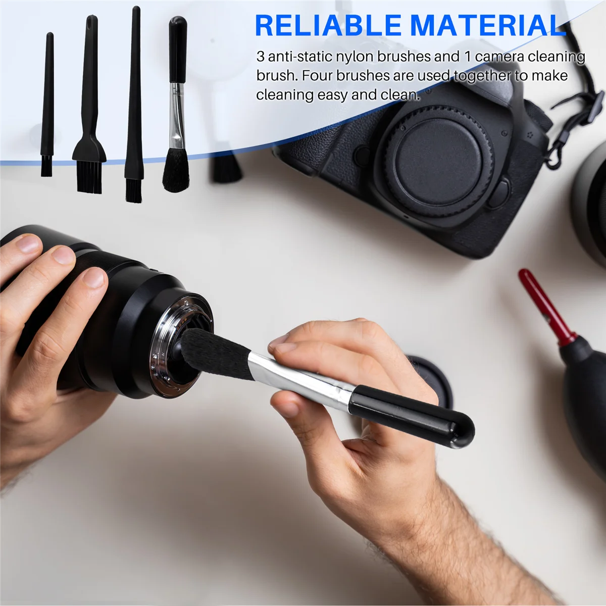 SMIEA 4 шт. комплект антистатических щеток, мульти-антистатическая щетка для чистки клавиатуры компьютера, для печатной платы клавиатуры ноутбука