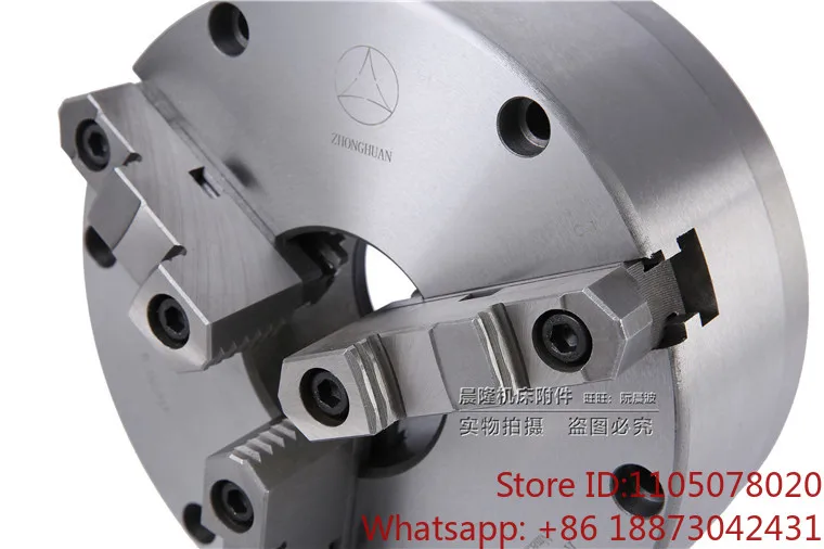 Genuine public ring three-jaw self-centering short cone front through chuck K11-250/A2-6 Shenyang machine tool CA6140 special