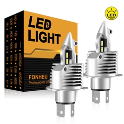 H4 Led Bulbs Car/motorcycle Headlight 80W 12V 24V 6000K Super Fighter Foco Led H4 9003 Car headlight Bulbs lampada 16000LM