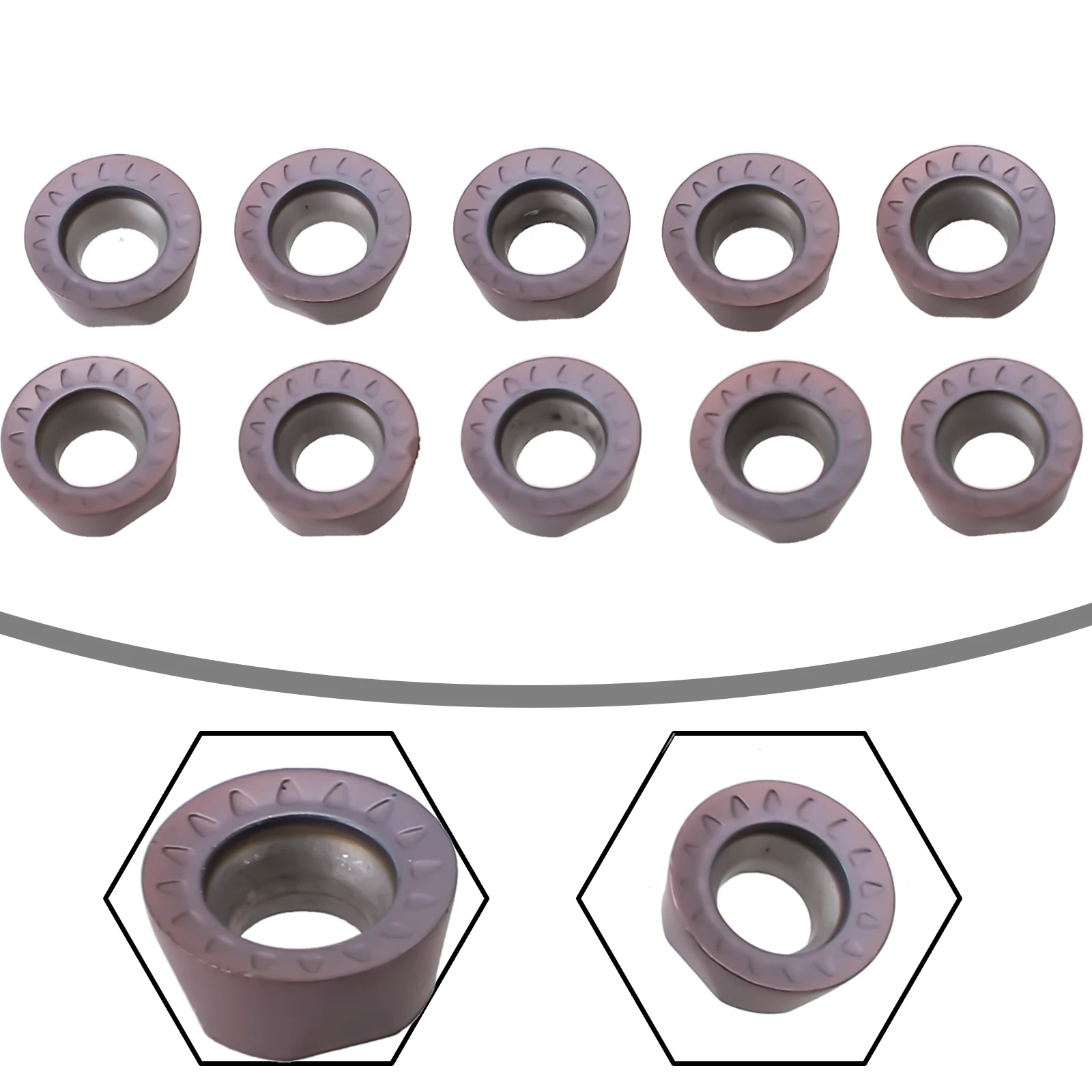 RPMT10T3M0E-JS RPMT10T3M0EJS Insert RPMT10T3M0EJS Insert 10pcs Cemented Carbide High Grip Material Model Practical