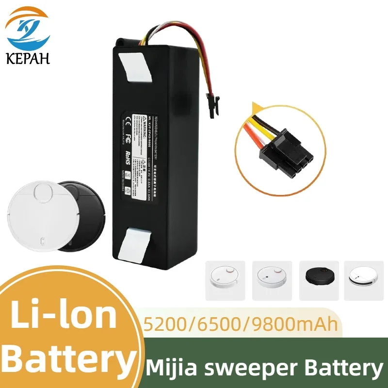 

XJT-2P4S-5200 сменный аккумулятор для робота-пылесоса, подходит для литиевой батареи S55 S60 S65 S50 S51 S5 MAX S6, аккумуляторы P108