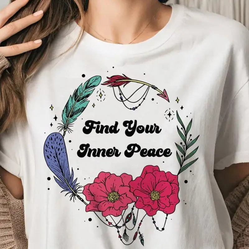 

17 Find Your Inne Peace T shirt Mandala Design Relaxation and Inspirati