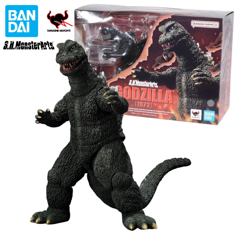 

In Stock Bandai S.H.MonsterArts SHM Godzilla 1972 Godzilla Vs Gigan Animation Action Figure Toy Gift Model Collection Hobby