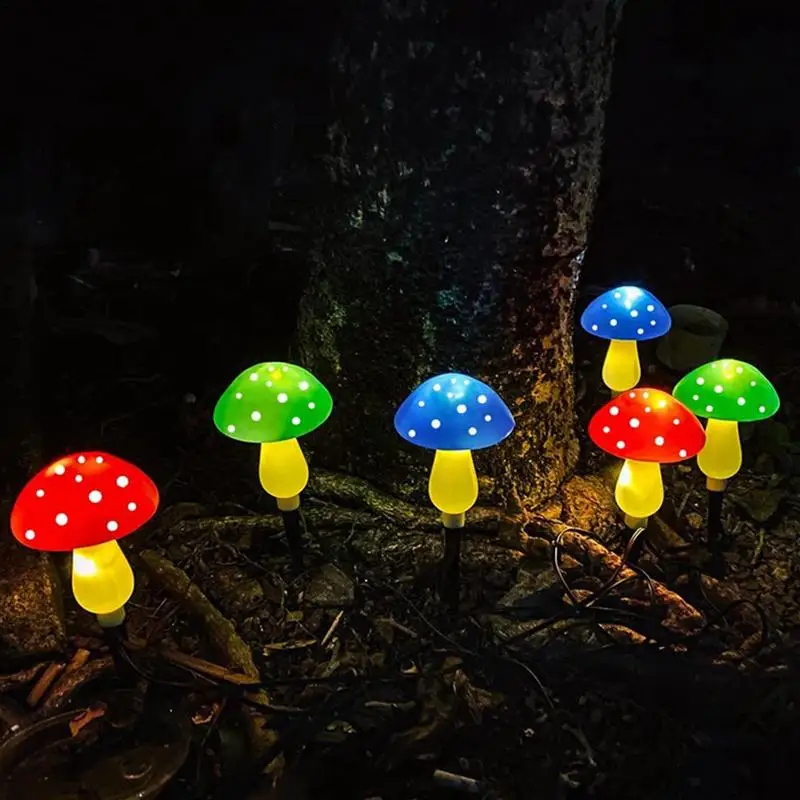 

LED Outdoor Solar Mushroom Lights Waterproof Landscape Christmas Stake Lights Lamp For Yard Lawn Garden Patio Decoration