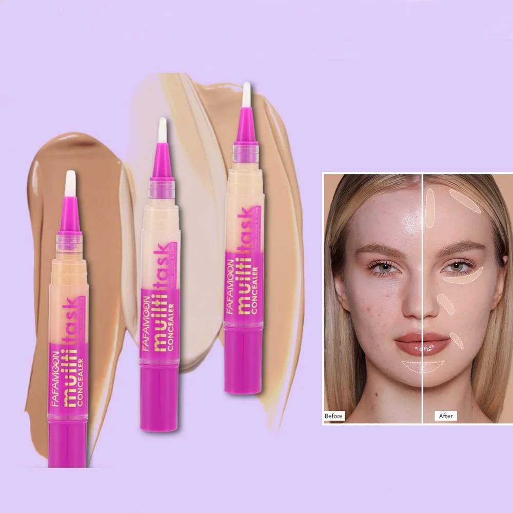 4ml Liquid Concealer Pen Makeup Lasting Moisturizing Foundation Cream Full Coverage Concealer Makeup Cosmetic