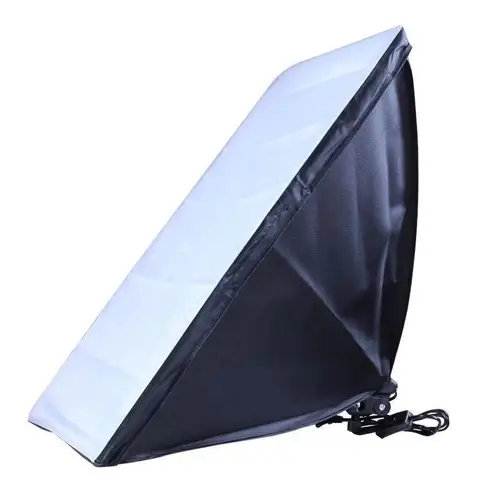 Imagen 2 del producto Kits de iluminación Softbox para fotografía, sistema de luz continua profesional de 50x70CM, Soft Box para equipo de estudio fotográfico