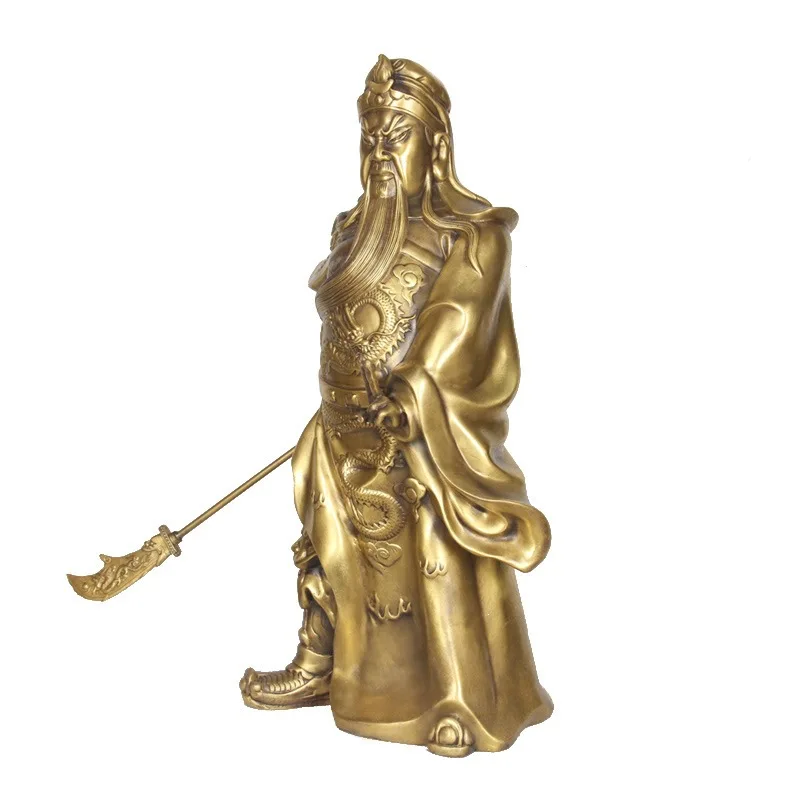 wholesale, two-fingered of , public station Guan Gong bronze statue, decorative crafts, gift manuf