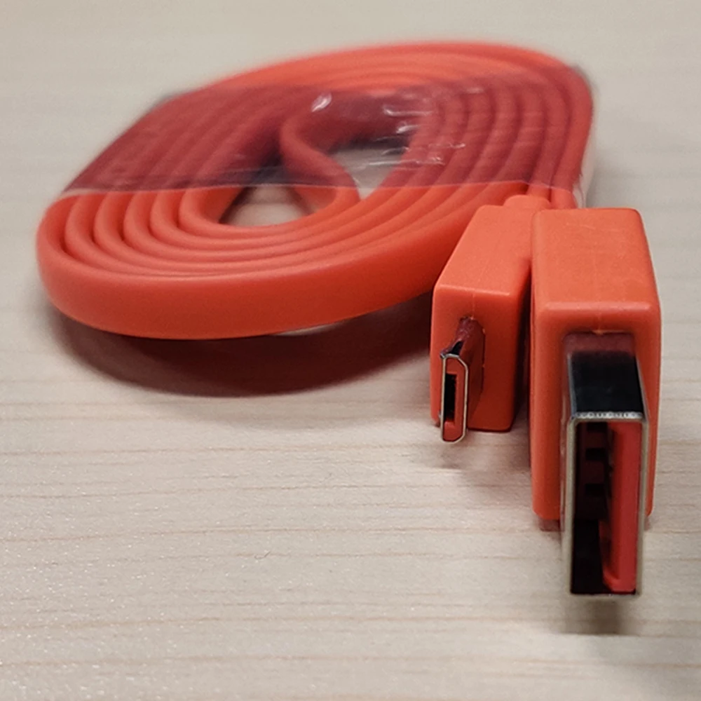 1 متر مايكرو USB كابل الطاقة الحبل المعكرونة خط كابل شحن ل JBL تهمة 3 + Flip3 Flip2 سمّاعات بلوتوث الالكترونيات الاستهلاكية