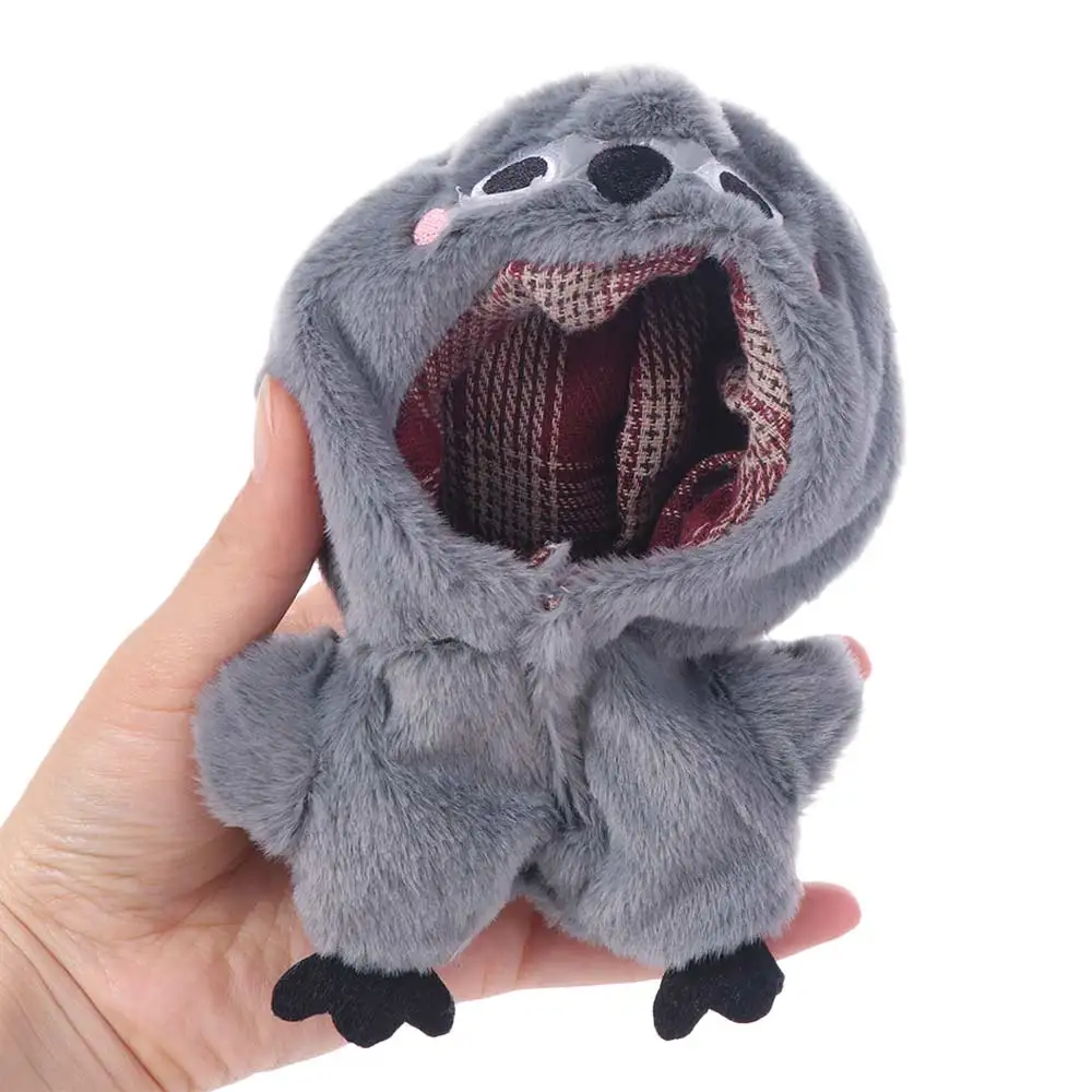 

Crow Jumpsuit 10cm Cotton Doll Clothes Plush Replacement 10cm Doll Clothes Outfit Dress Up Cute Idol Doll Clothes