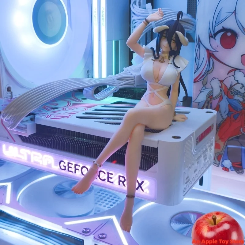 

In Stock Original FuRyu Noodle Stopper OVERLORD Albedo Swimming Clothes Ver. Animation Figures Toys Collection Model Ornaments