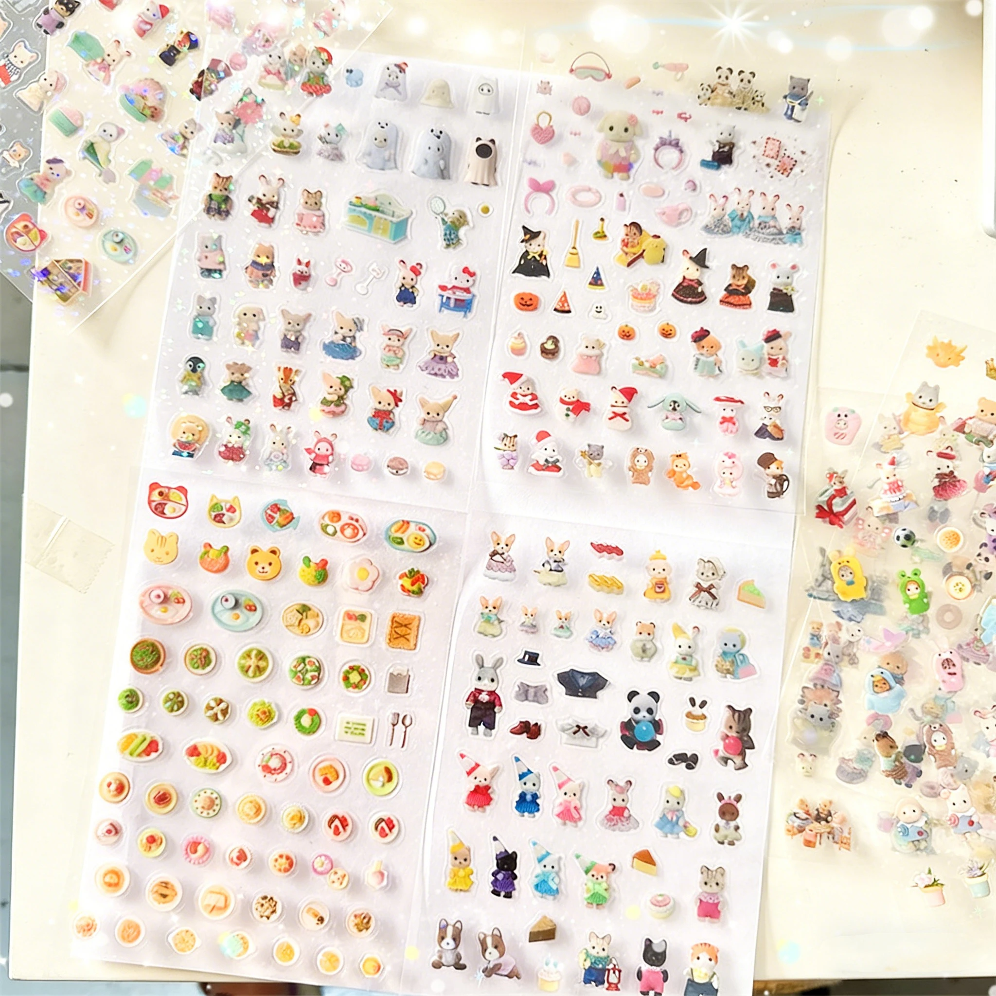 

Sylvanian Families Girl Sylvanians Family Kids Toys for Girls Ternuries Silvania Familiy Sticker Children's Toy Kitchen