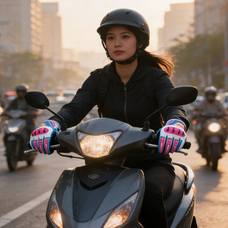 ones-again-racing-motorcycle-gloves-for-women-breathable-tpu-carbon-fiber-shell-full-finger-motorbike-riding-protective-items