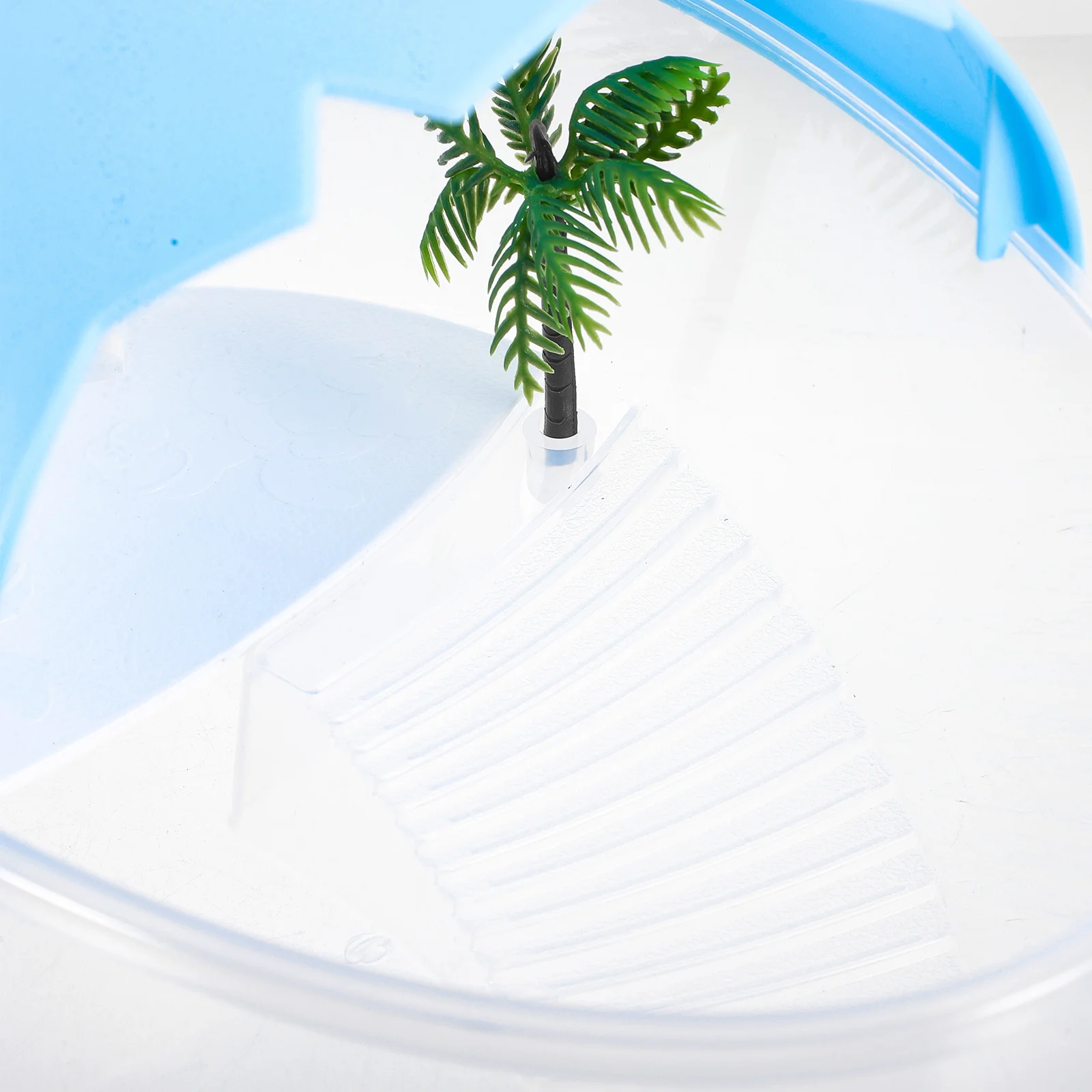 

Turtle Tank Tortoise Activity Feeding Drying Platform Water Tank Practical Reptile Habitat Turtle Breeding Box