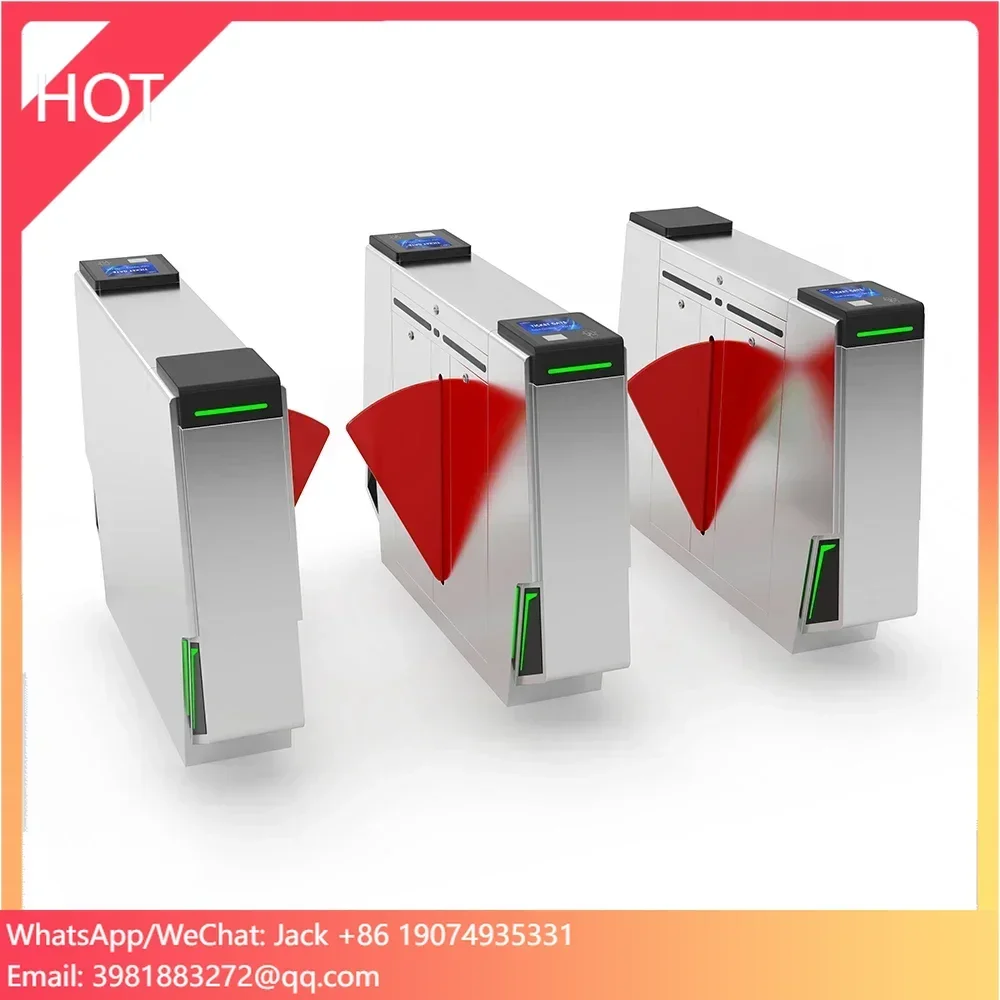 

Multi-Functional Flap Barrier Turnstile Gate With Ticket Validation For Public Transit Systems