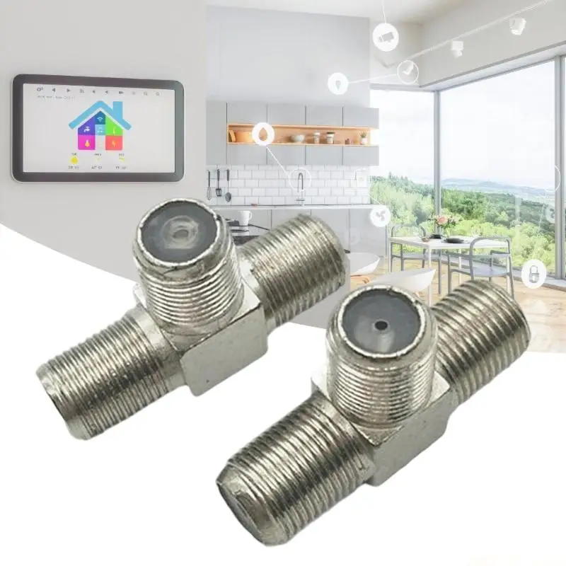 M5TD F Female 3 Way Connectors Efficient for Multi Devices Entertainment Setups Home