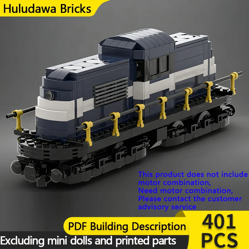 

Модель городской автомобиль MOC, строительные кирпичи, синий и белый грузовой поезд, модульная технология, подарки, праздник, сборка, детские игрушки, костюм