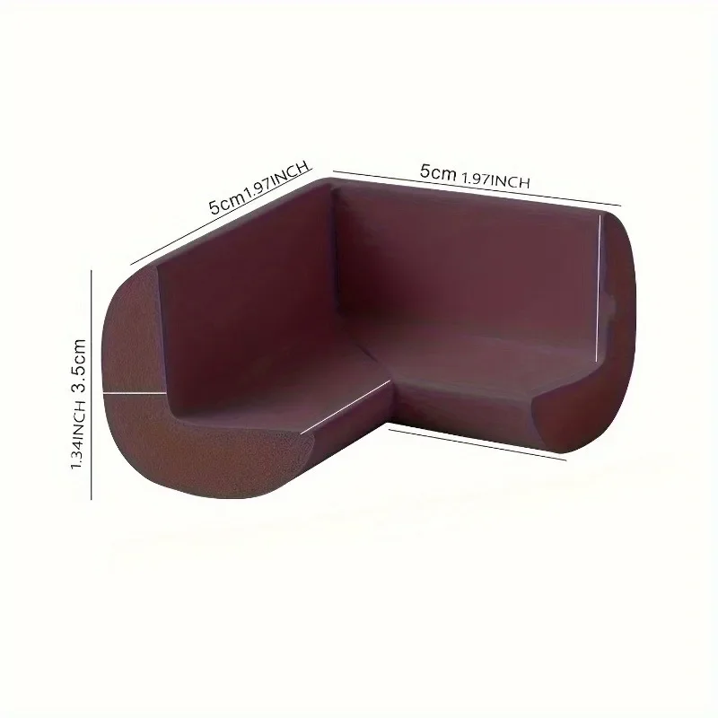 4PCS Safety Anti-Collision Angle Pad Table Corner Protection Sponge Protective Cover Soft Angle Protector Fireplace Cabinet