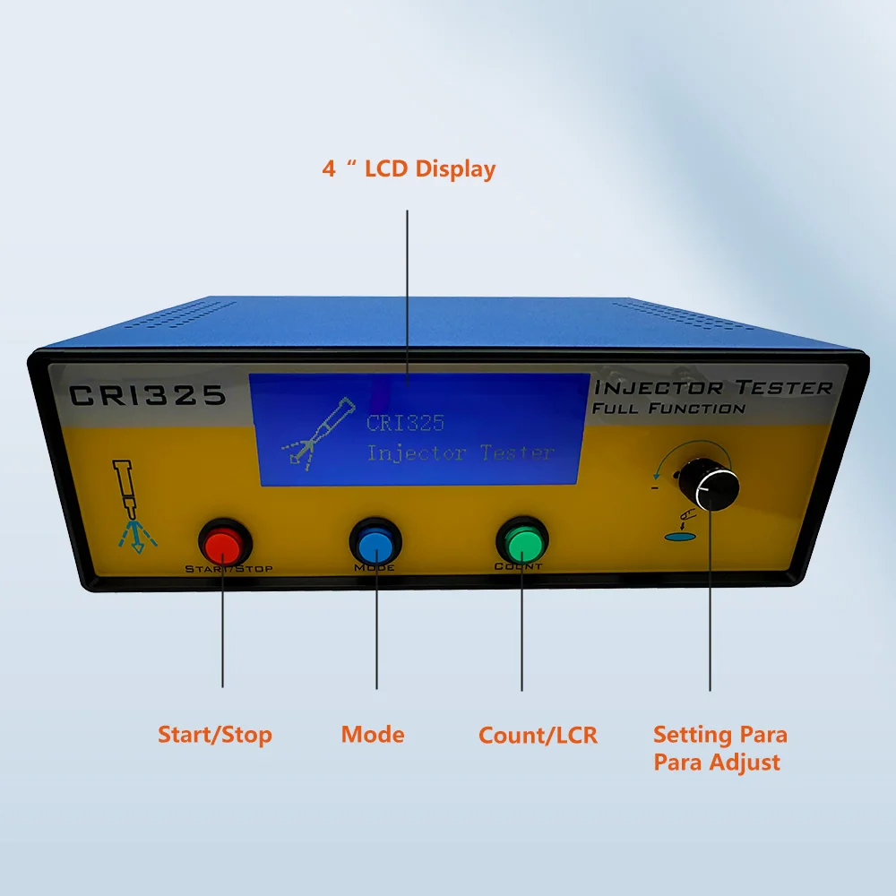 

CRI325 common rail injector tester dual coil piezoelectric injector tester suitable for Siemens air gap insulation capacitor AHE